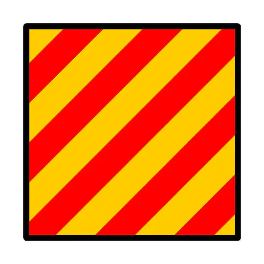 Nautical signal flags
